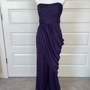 David’s Bridal Purple Evening Gown / Bridesmaids Dress